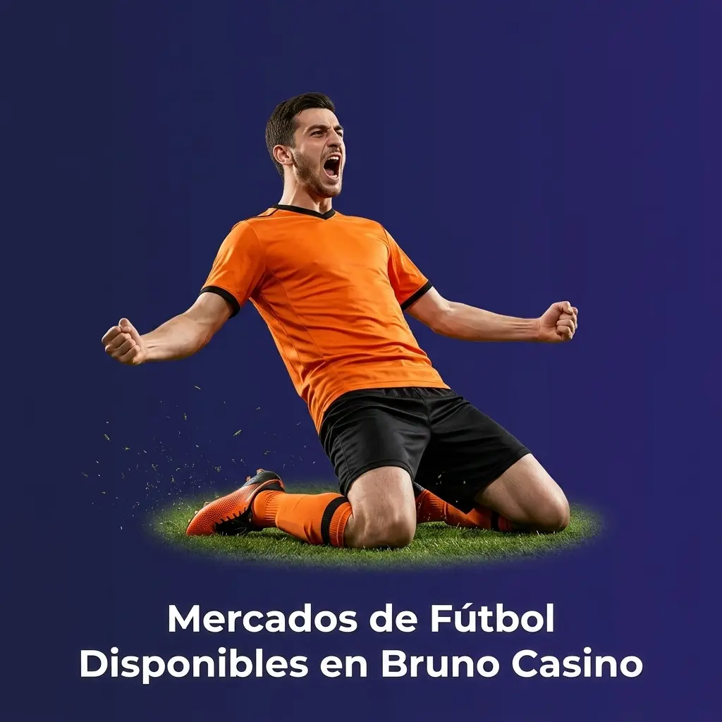 Mercados de apuestas de fútbol disponibles en Bruno Casino: 1X2, BTTS, hándicap y más opciones