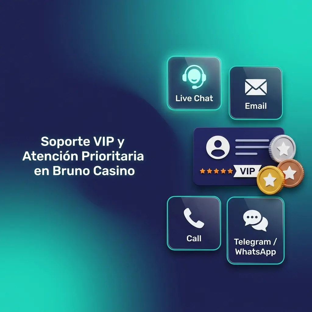 Soporte VIP en Bruno Casino con gestor de cuenta personal y atención prioritaria para jugadores de alto nivel