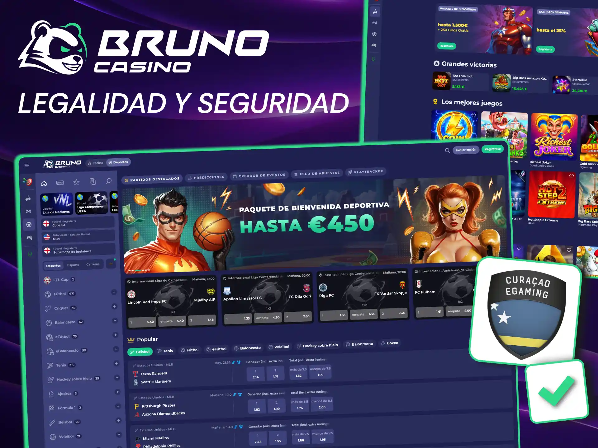 En Bruno Casino accedes a juego regulado con verificación KYC y protección activa.