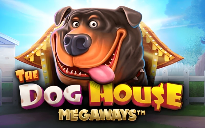 Dog House Megaways de Bruno Casino con cascadas y funciones de bonus activas.